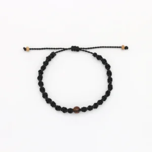 Bueng Kan Dark Beaded Stone Bracelet Set 8 Thumb