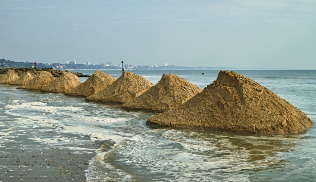 Sandbanks beach renourishment project