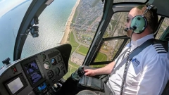 Helicopter Sightseeing Tour Sandbanks & Jurassic Coast Thumb