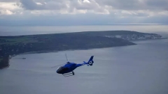 Helicopter Sightseeing Tour Sandbanks & Jurassic Coast Thumb