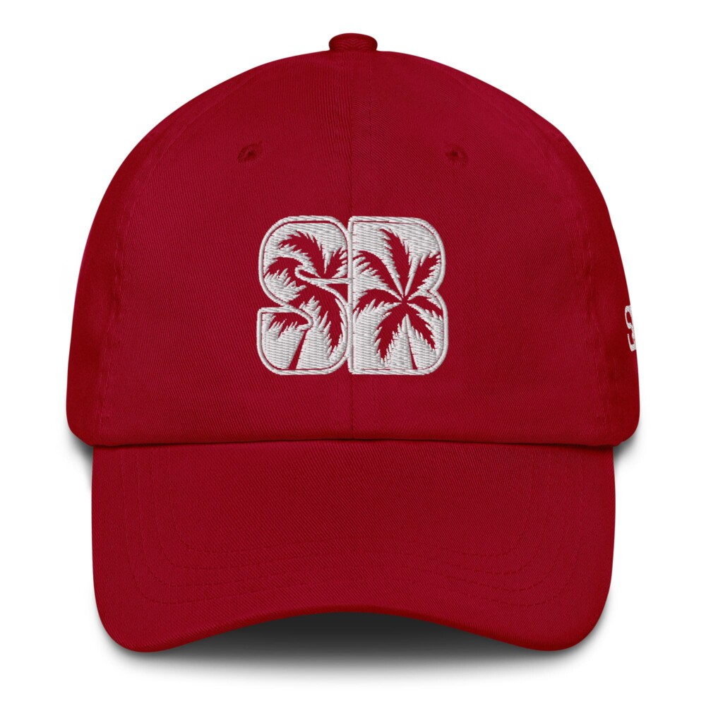 Sandbanks Electric Palms Cap – White Edition