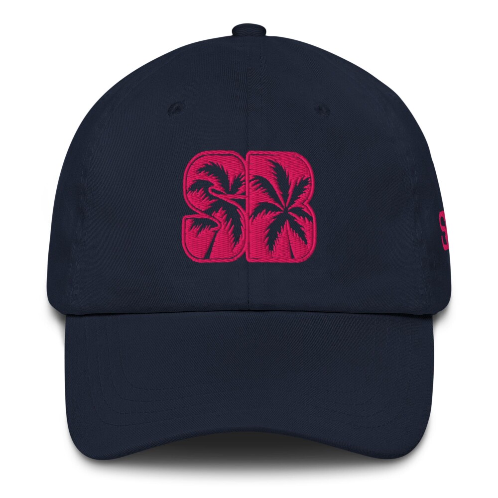 Sandbanks Electric Palms Cap – Pink Edition
