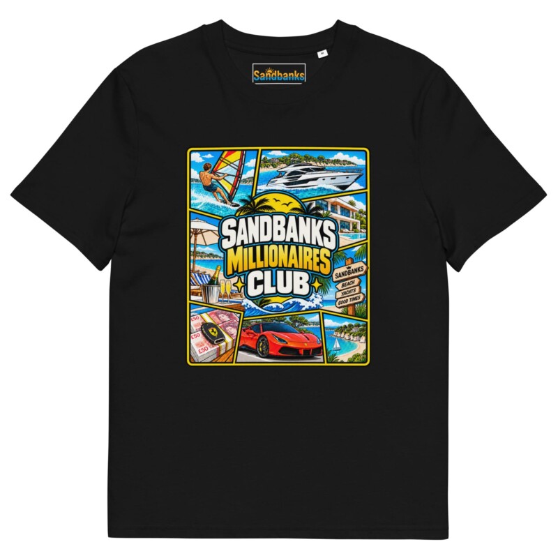 Sandbanks Millionaires Club Organic Cotton T-Shirt