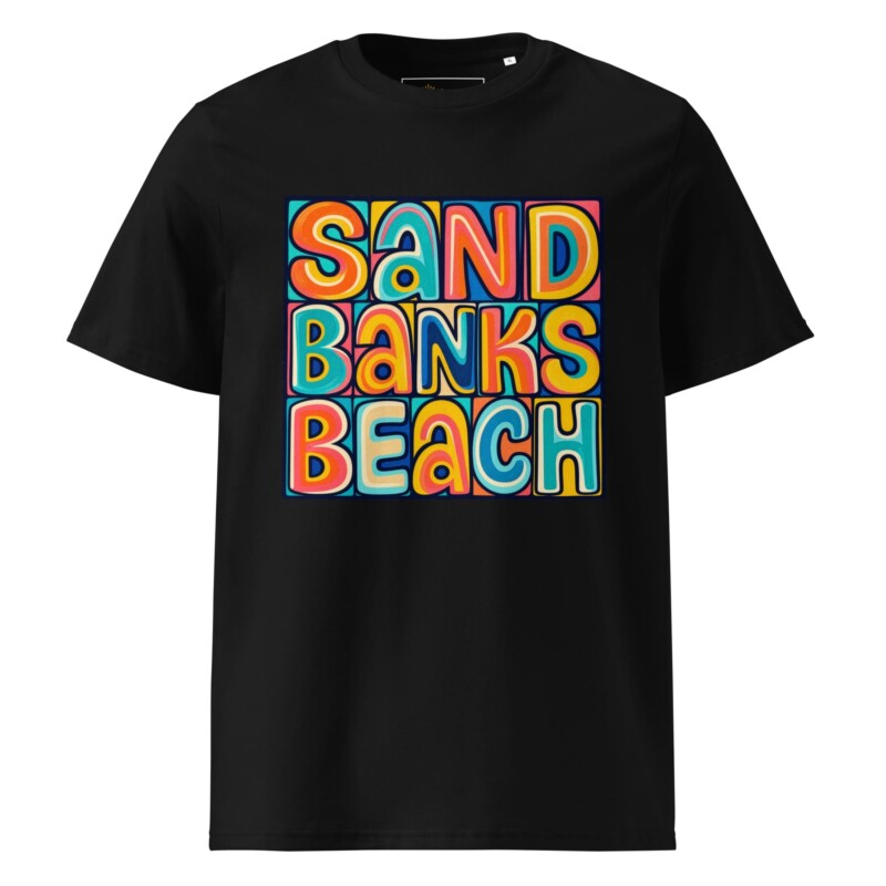 Happy Days Sandbanks Beach Organic Cotton T-Shirt