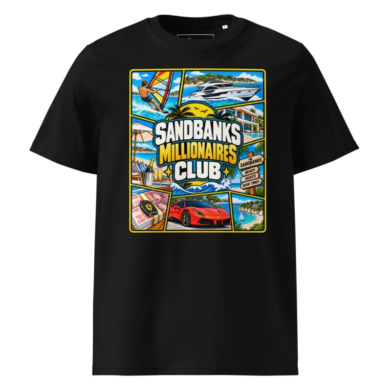 Sandbanks Millionaires Club Organic Cotton T-Shirt