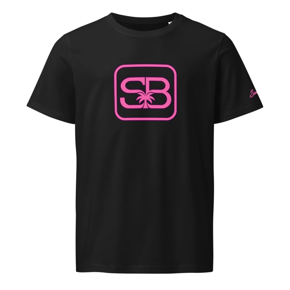 Sandbanks Electric Palms Premium T-Shirt – Pink Edition